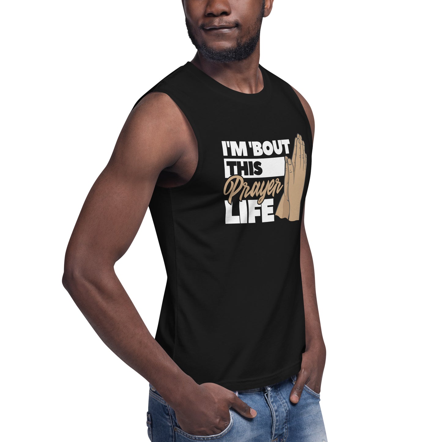 Prayer Life - Muscle Tank Tops